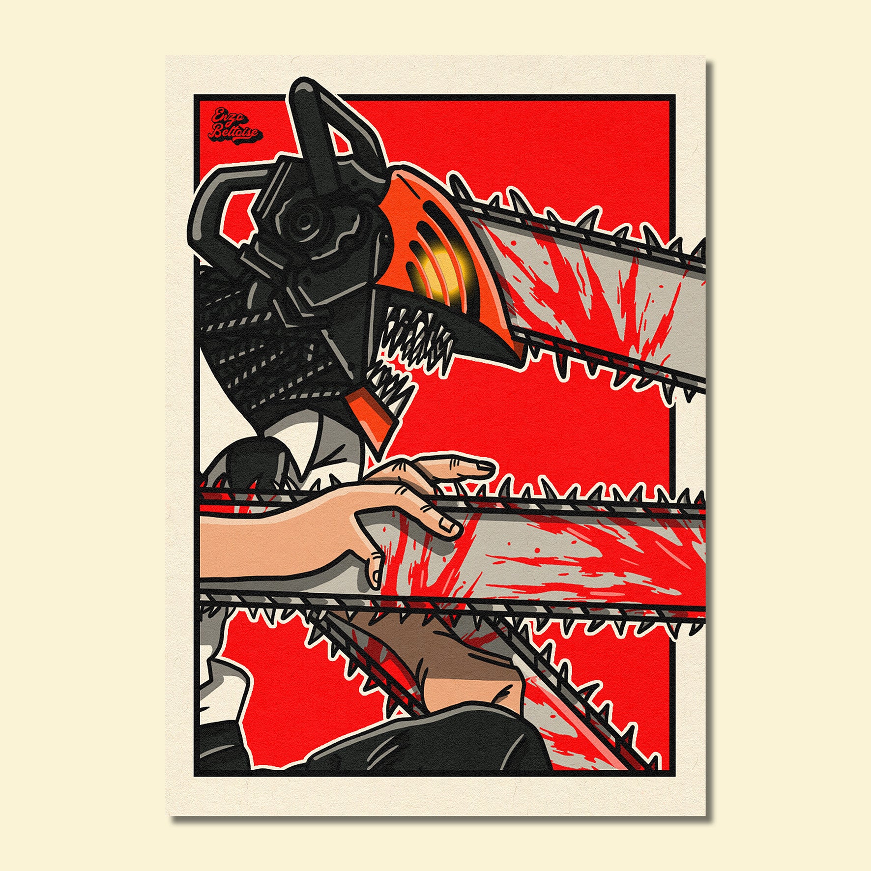 Carte Postale - Chainsaw Man