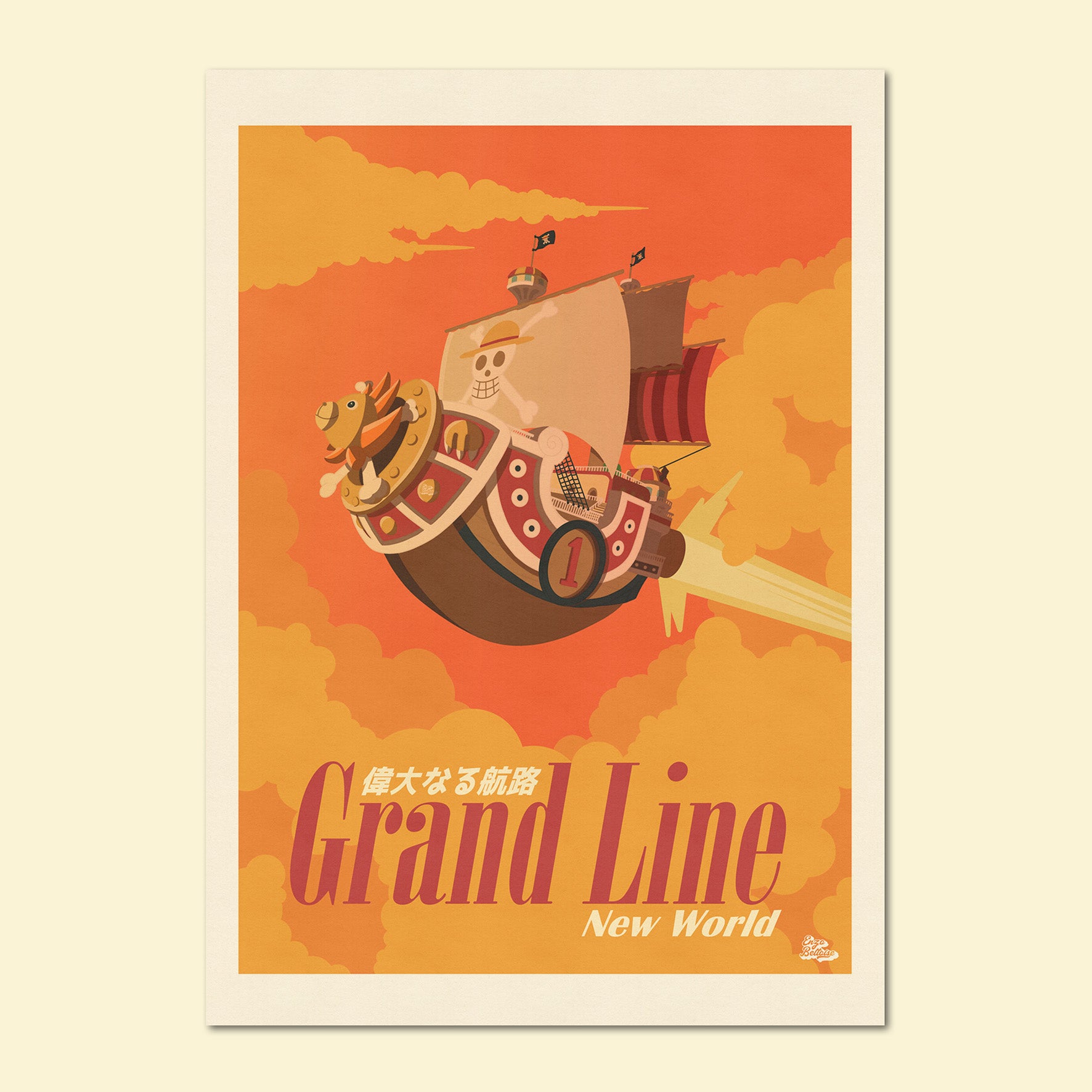 Carte Postale - Grand Line ⛵