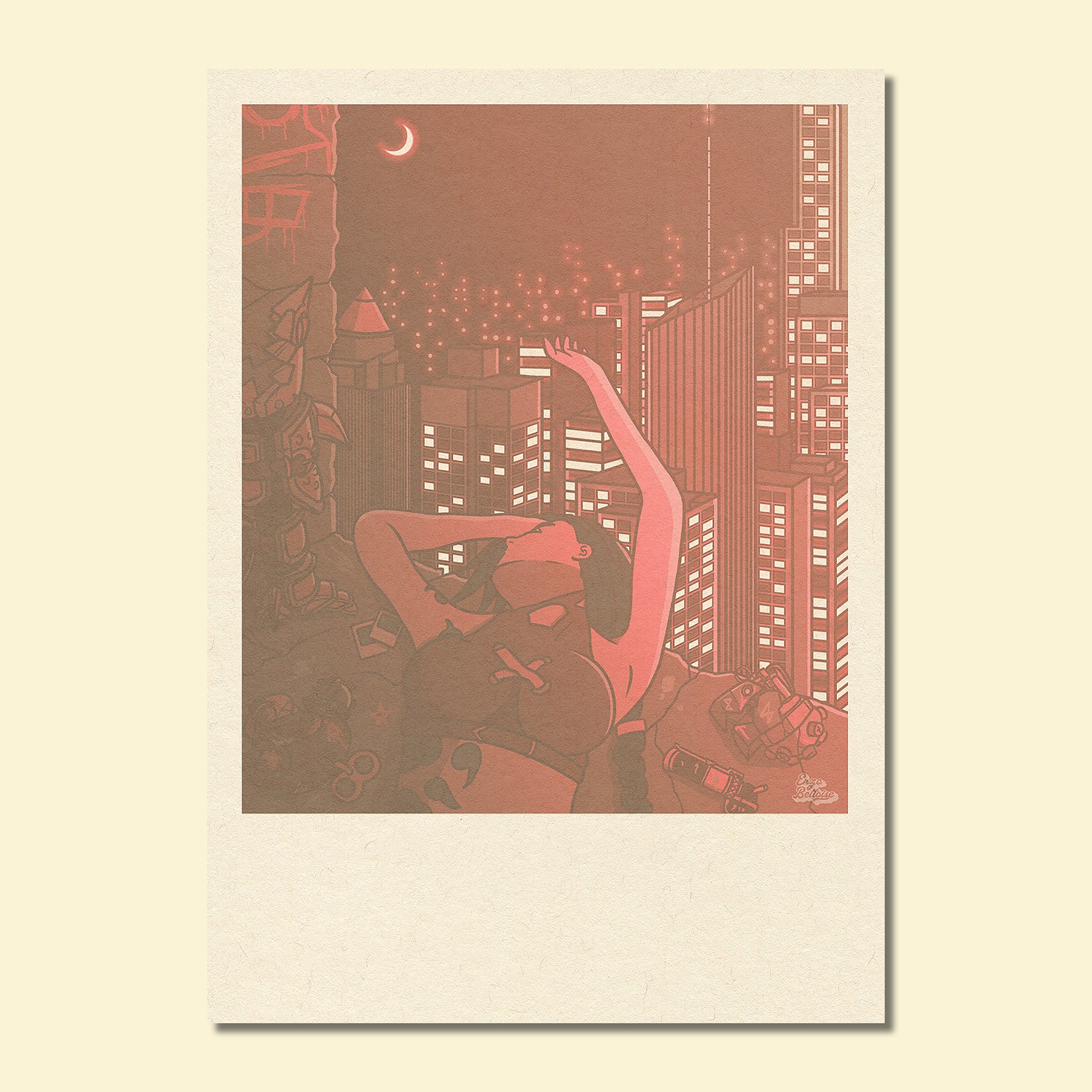 Carte Postale - Polaroid Jinx đ·