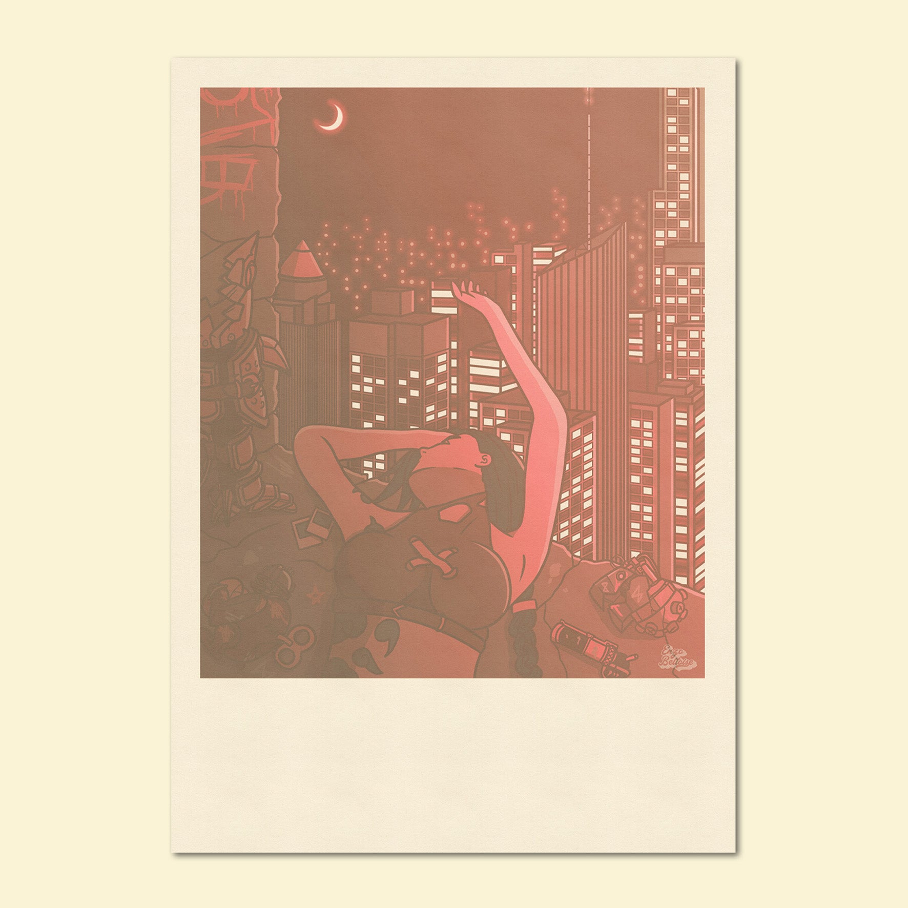 Carte Postale - Jinx Polaroid đ·