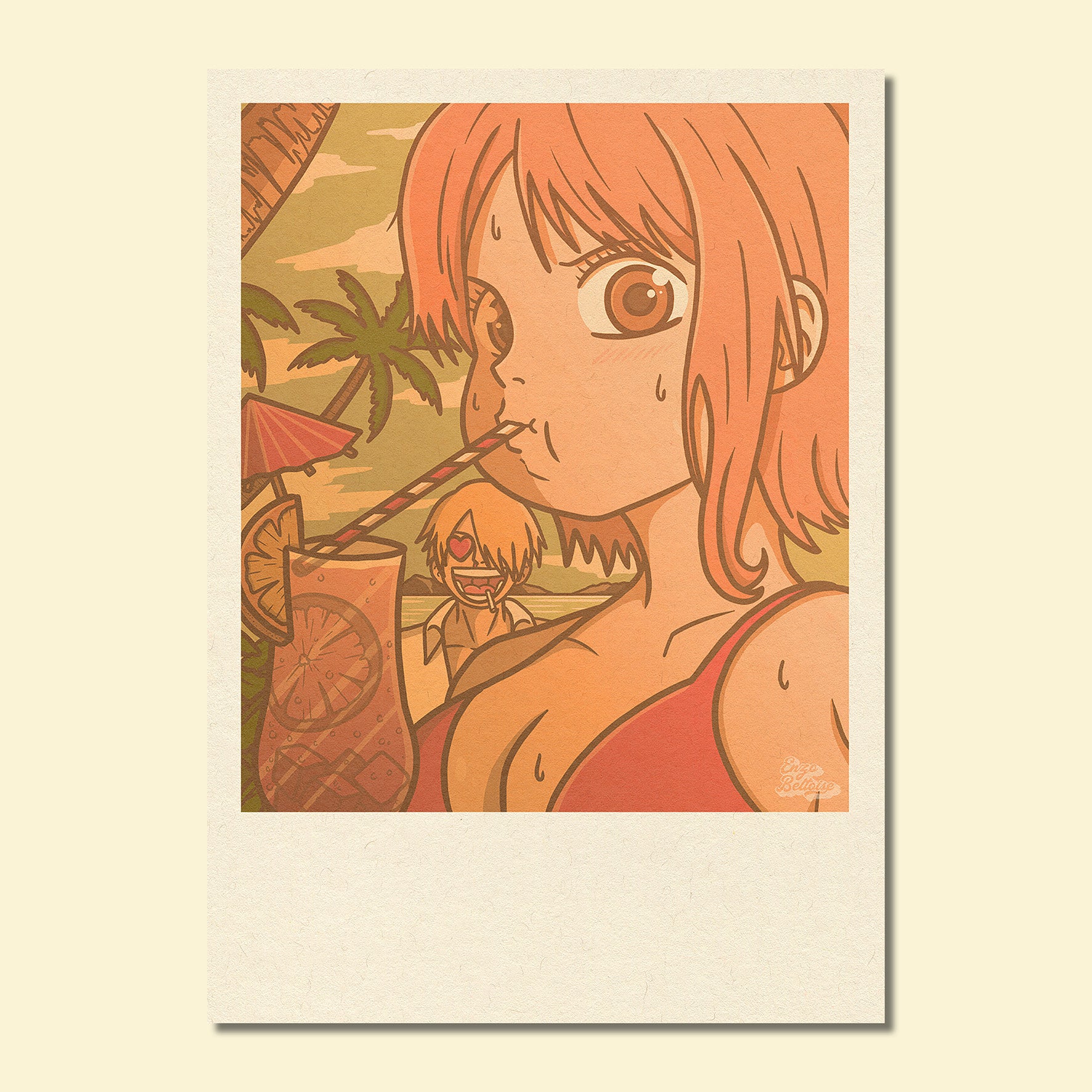 Carte Postale - Cocktail Polaroid ⛵