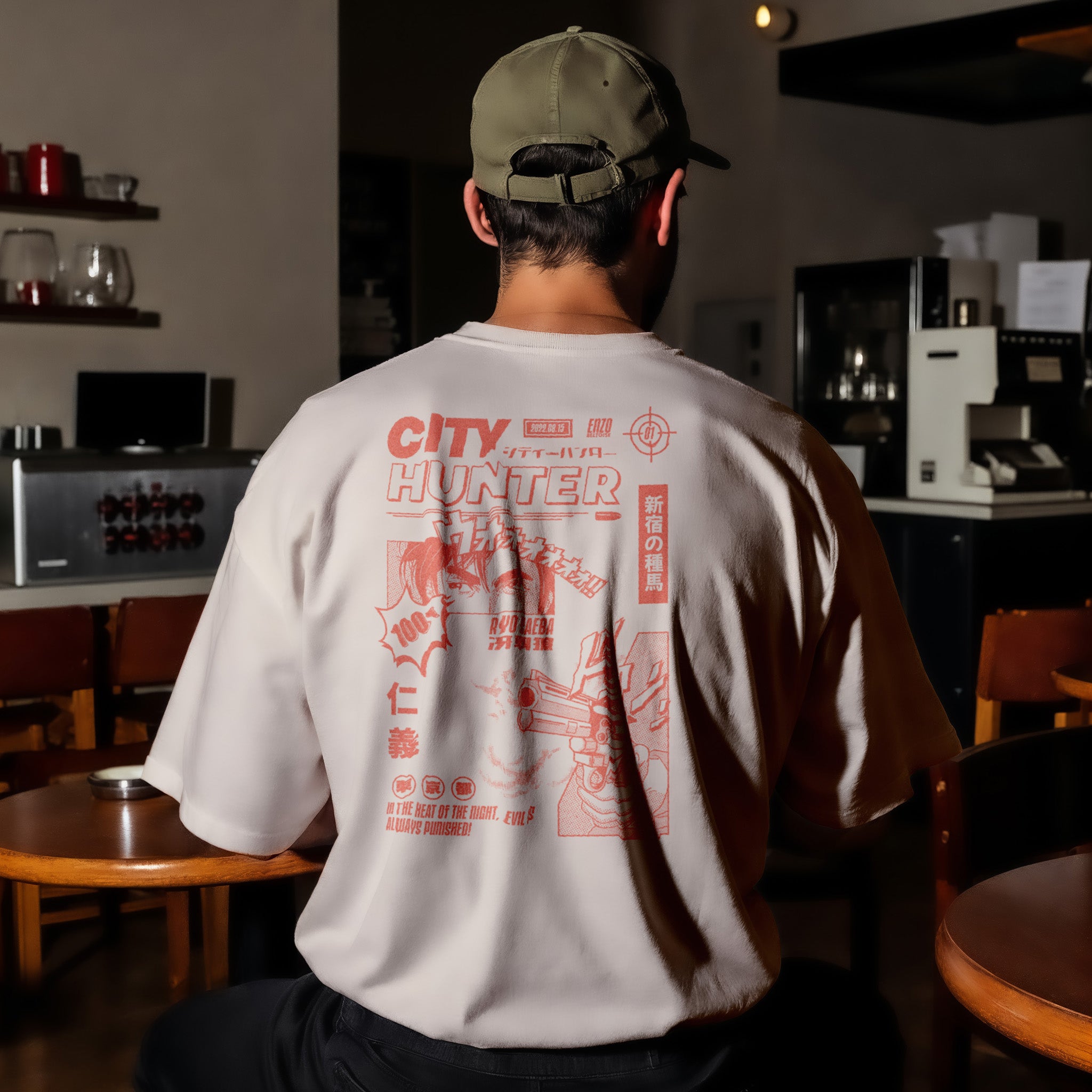 T-shirt - City Hunter 🔫 (dos seulement)