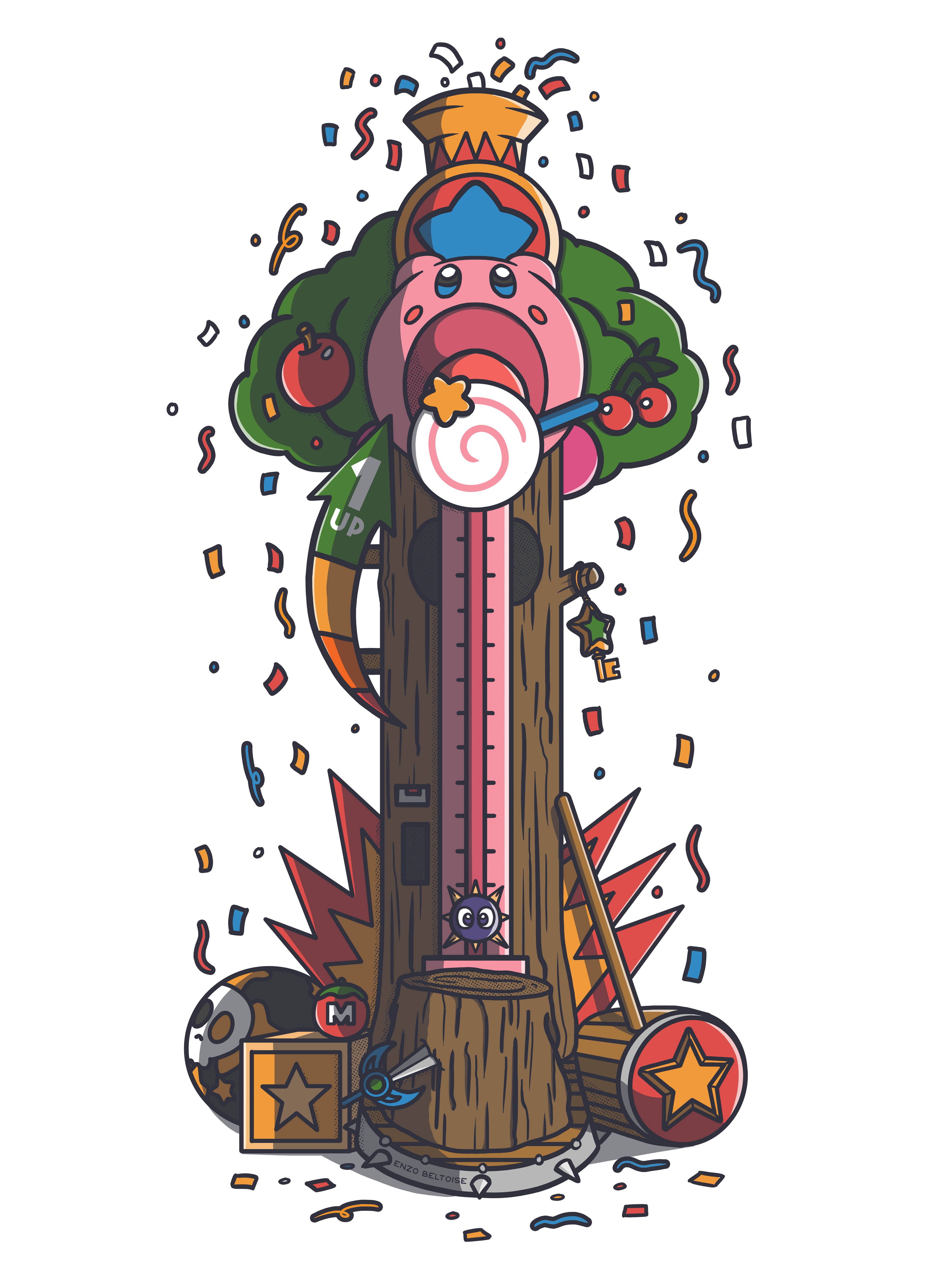 Affiche - Kirby High Striker 🕹️