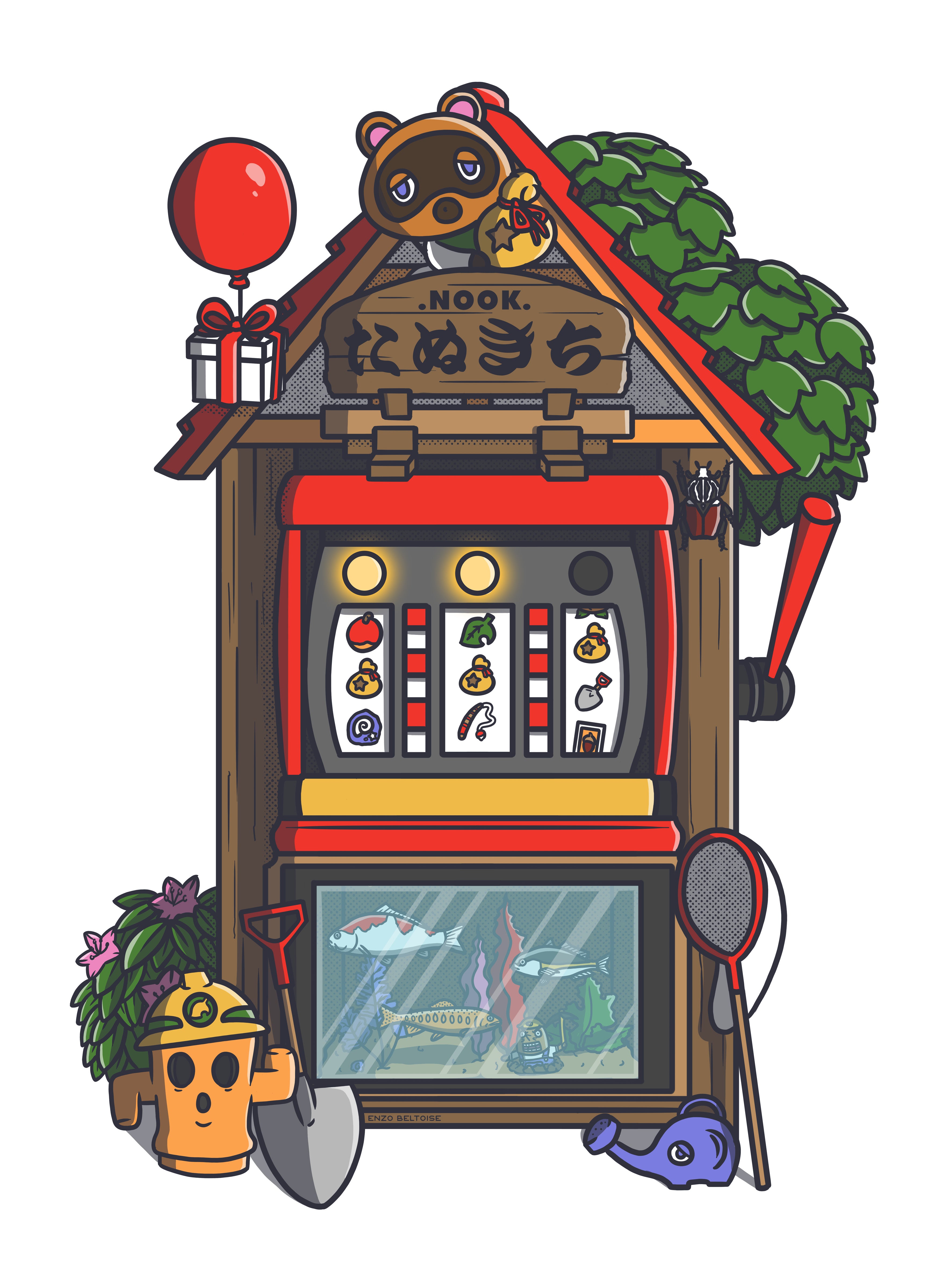 Affiche - Nook Slot Machine 🕹️