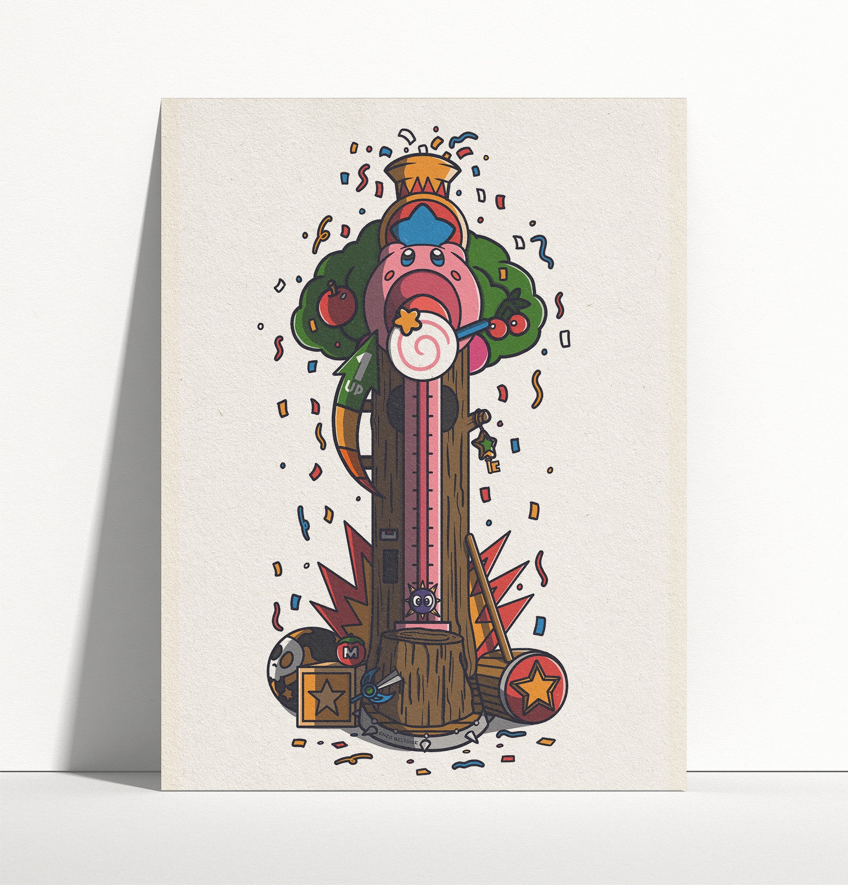 Affiche - Kirby High Striker 🕹️