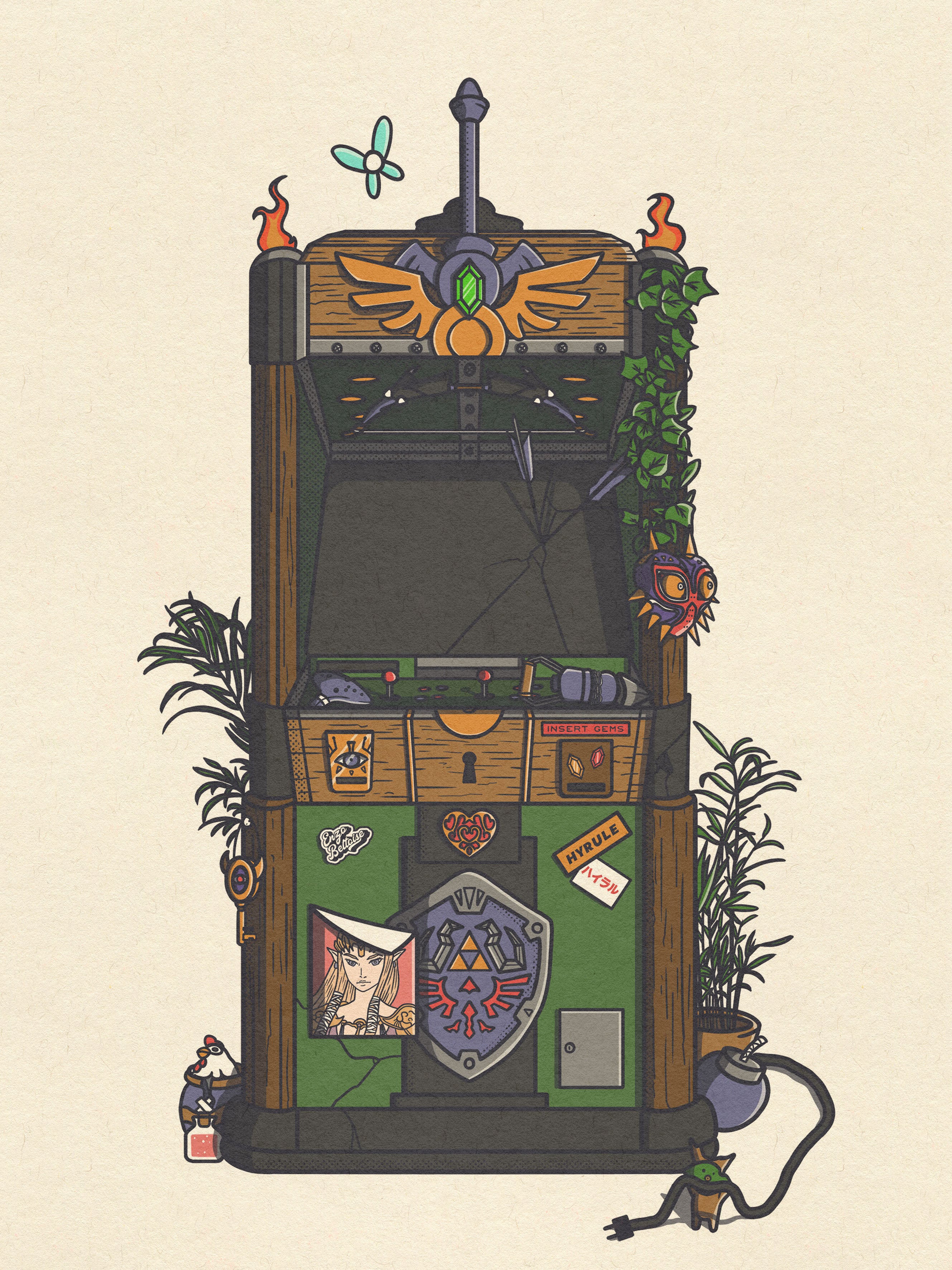 Pack 4 affiches - Arcade Collection 🕹️