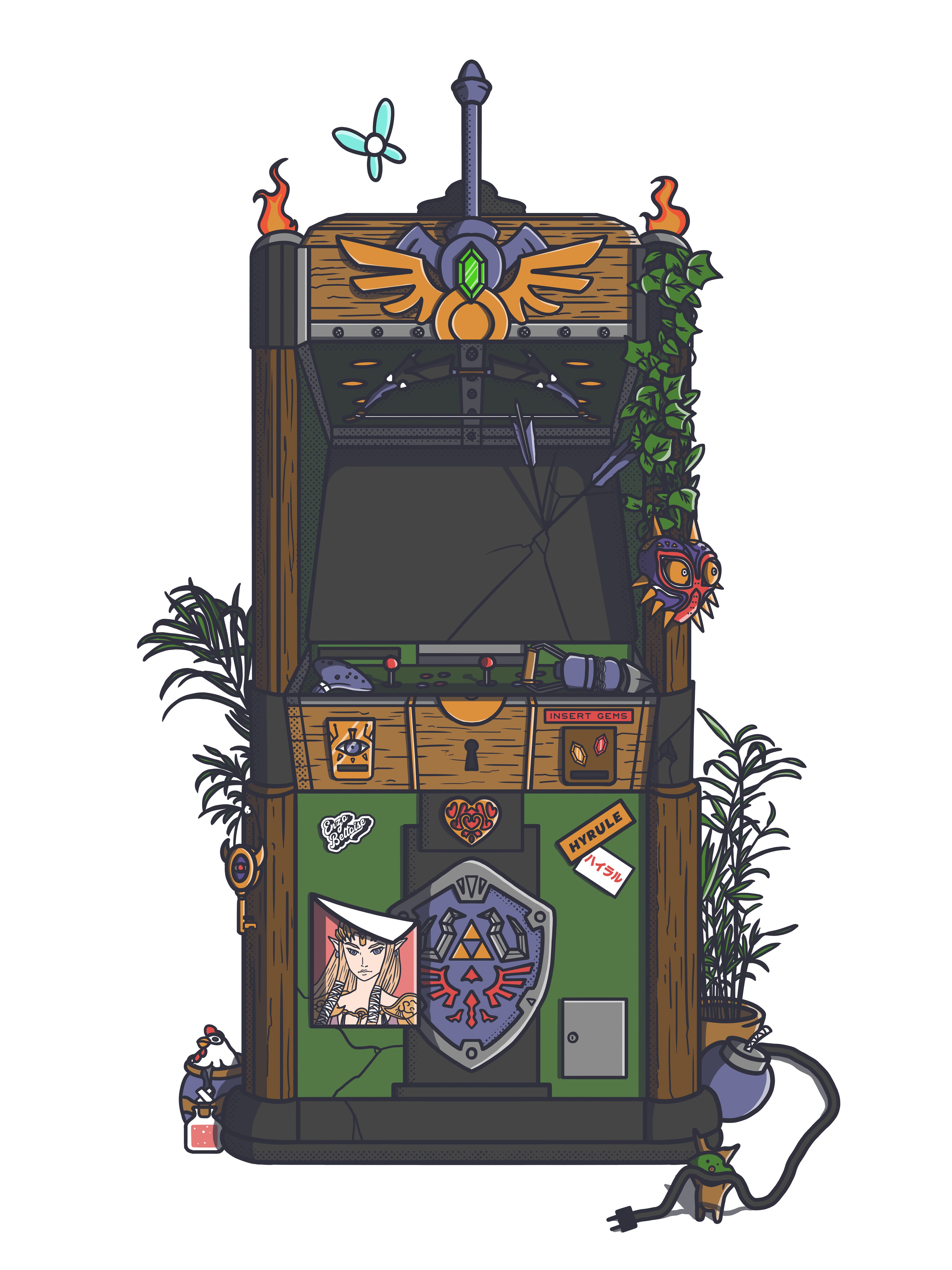 Affiche - Zelda Arcade 🕹️