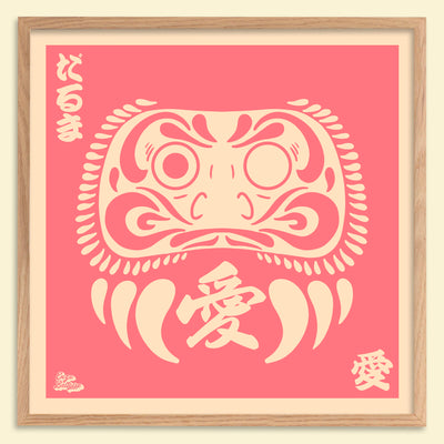 Affiche - Pink Daruma 👀