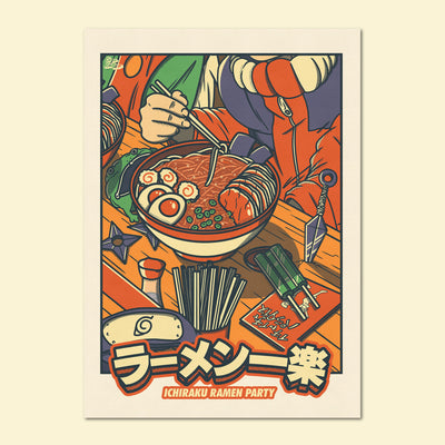 Carte Postale - Ichiraku Ramen Party 🍜
