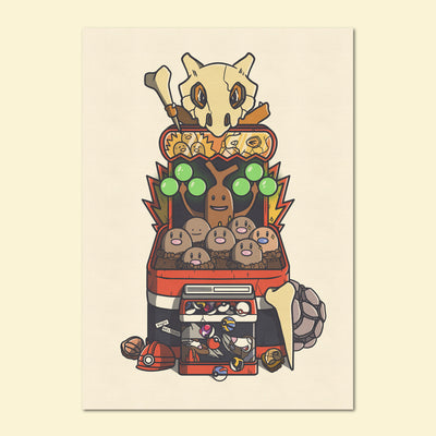 Carte Postale - Pokemole Game 🕹️