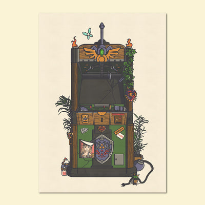 Carte Postale - Zelda Arcade 🕹️
