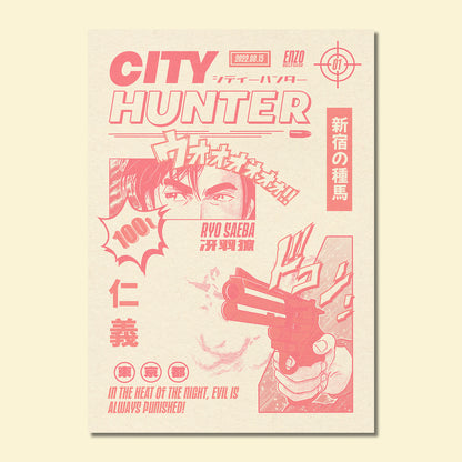 Carte Postale - City Hunter 🔫