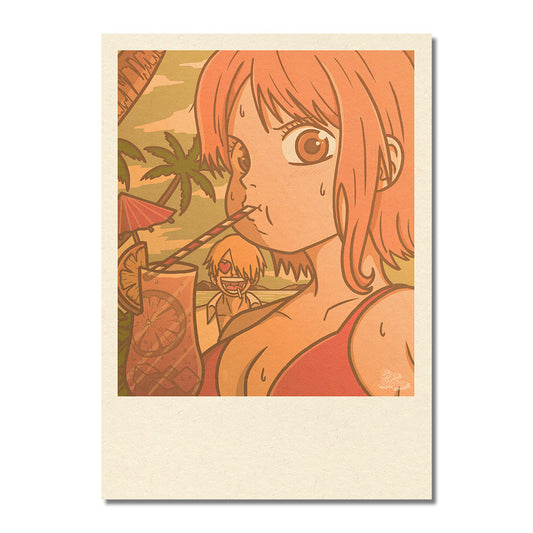 Carte Postale - Cocktail Polaroid ⛵