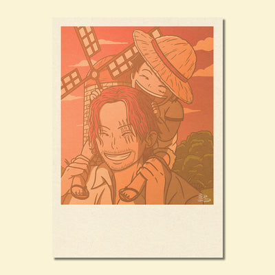 Carte Postale - Fushia Polaroid ⛵