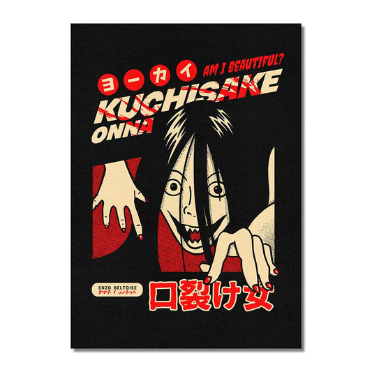 Carte Postale - Kuchisake Onna 👺