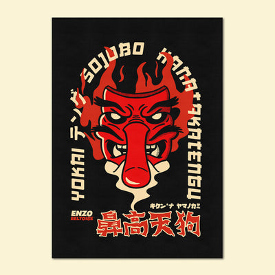 Carte Postale - Fire Tengu 👺