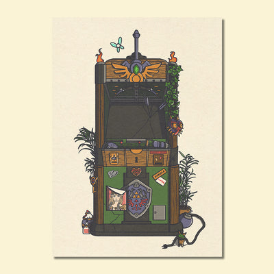 Carte Postale - Zelda Arcade 🕹️