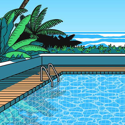 Carte Postale - City Pop / Pool 🌅