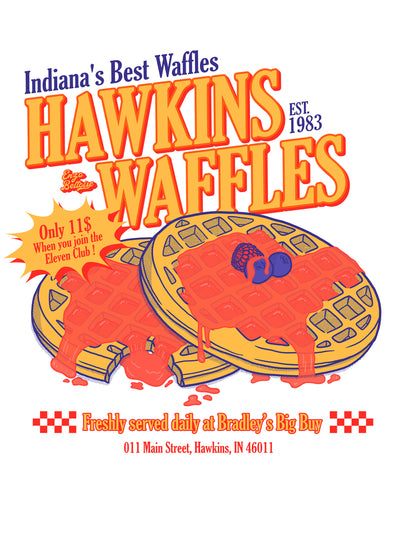 Affiche - Hawkins Waffles 🧇