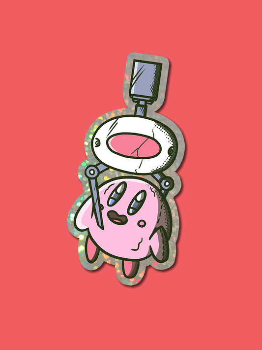 KIRBY CATCHER Sticker 🌃