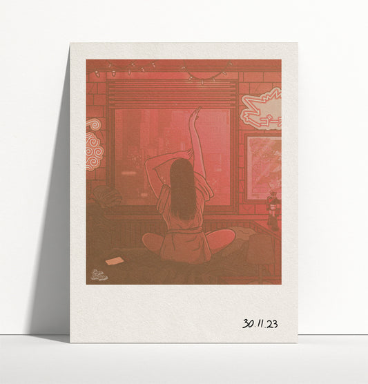Affiche - Polaroid Tokyo Girl Pink 📷