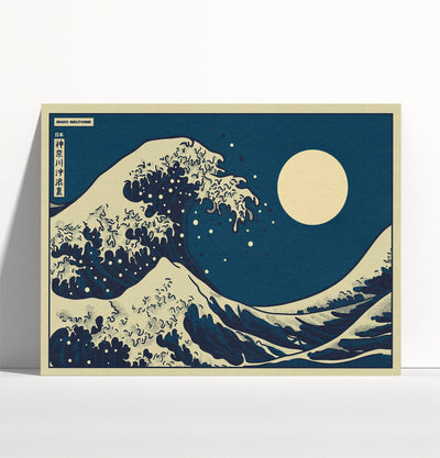 Affiche - Kanagawa Blue 🌊