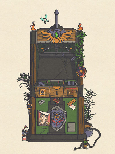 Pack 4 affiches - Arcade Collection 🕹️
