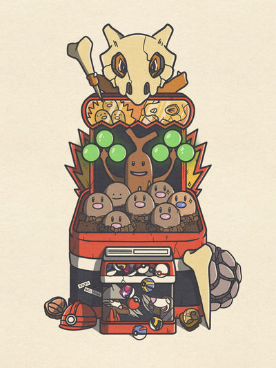 Affiche gaming vintage encadrée dans une gaming room