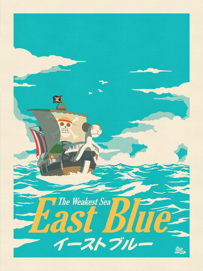 Affiche maritime japonaise encadrée dans un salon contemporain